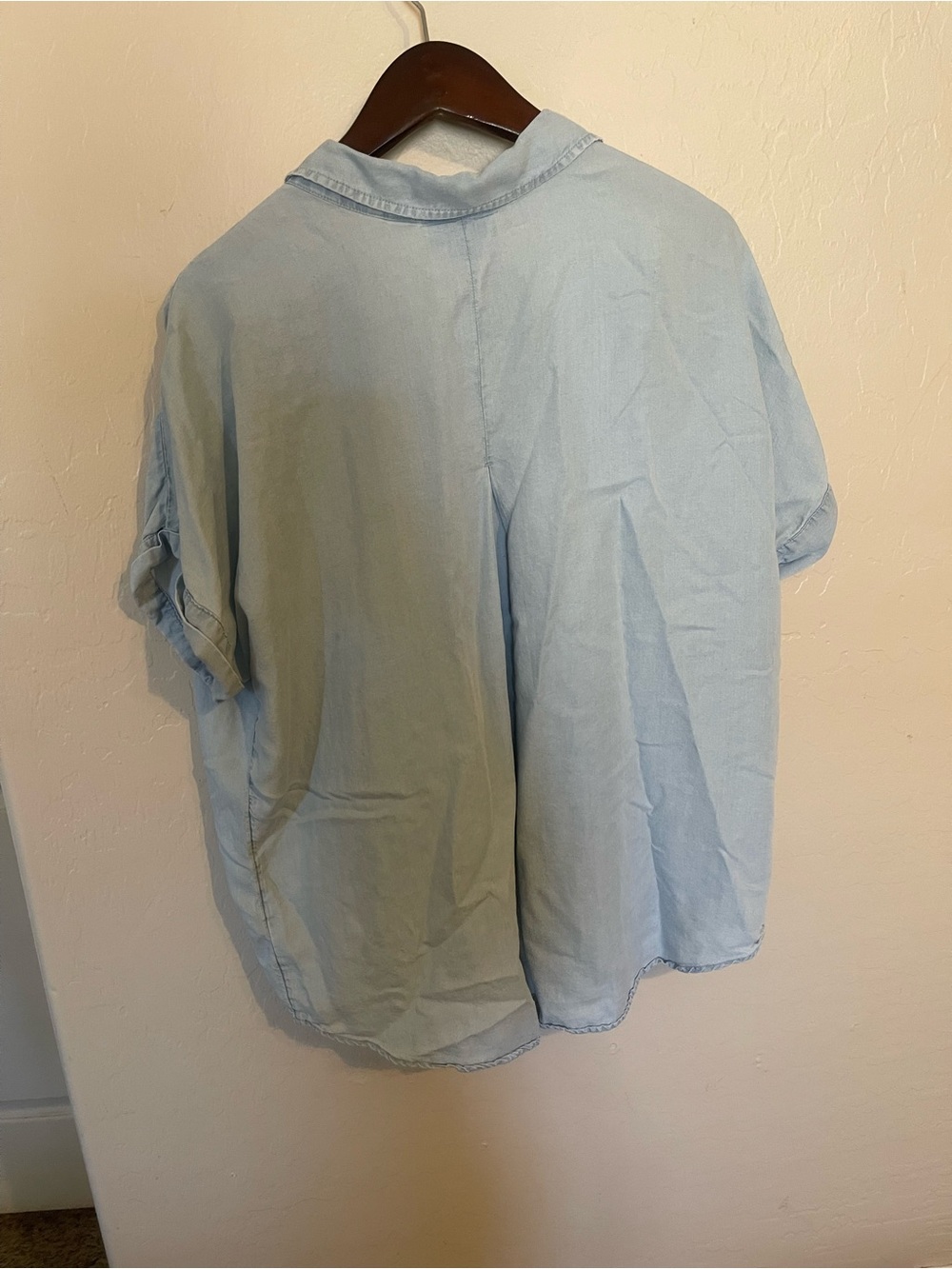 Soft denim button shirt - Picture 3 of 3